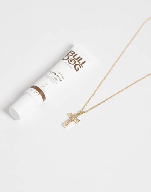 ASOS DESIGN collier avec pendentif croix doré, 2 de 4