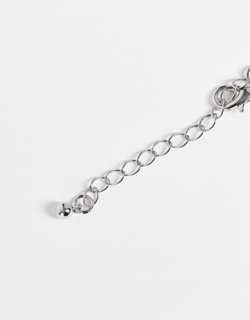ASOS DESIGN - Collier avec pendentif cœur à inscription « Return to Heaven » - Argenté, 4 de 4