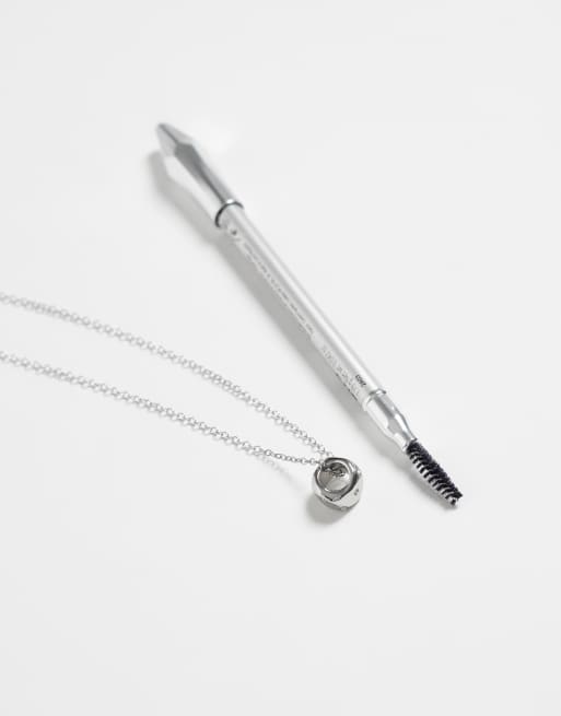 ASOS DESIGN collier chaîne fine avec pendentif rond finition argent, 2 de 4