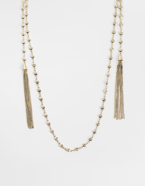 ASOS DESIGN - Collier enveloppant à pampilles - Doré - view 1