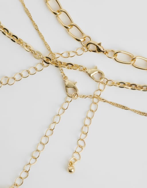 Collier femme double rangs edora acier doré edo432158 - colliers-acier - edora