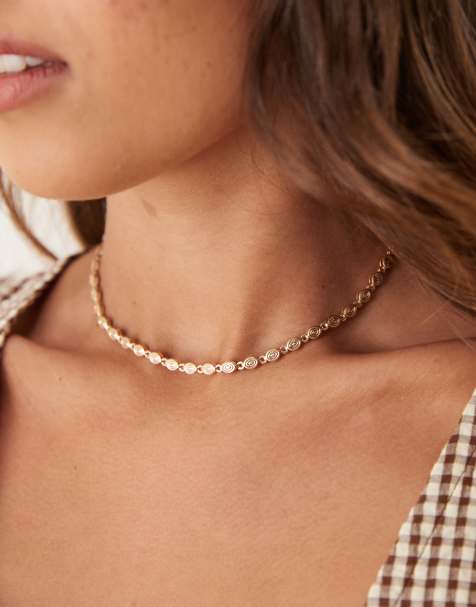 ASOS DESIGN - Collier ras de cou orné de petits coquillages - view 1