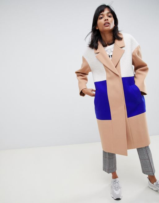 Color block 2025 winter coats