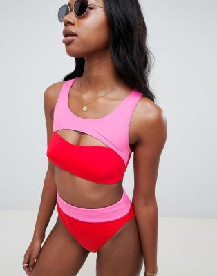 pink bikini asos