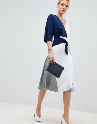 asos color block dress