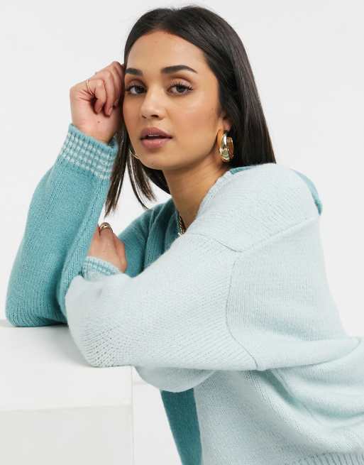 Asos color cheap block sweater