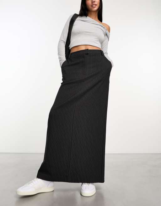 Charcoal Barcelona Maxi Skirt