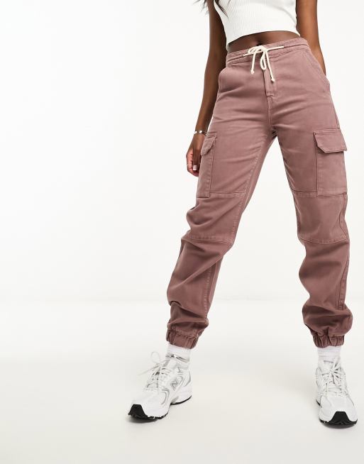 ASOS DESIGN combat trouser with utility pockets in khaki