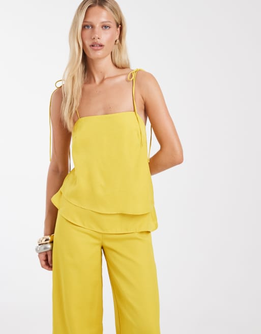 ASOS DESIGN - Combinaison double épaisseur - Jaune, 2 de 4