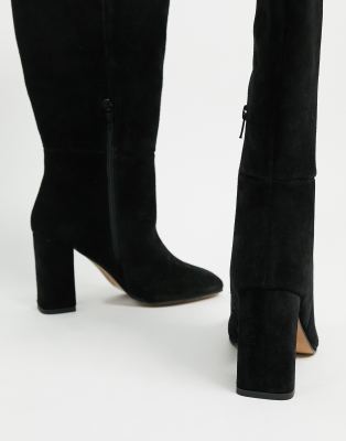 suede pull on boots