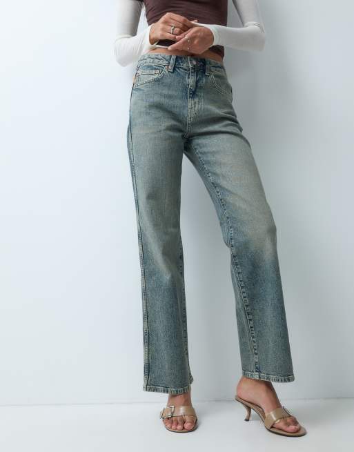ASOS DESIGN comfort stretch straight leg jean in vintage wash, 3 of 5