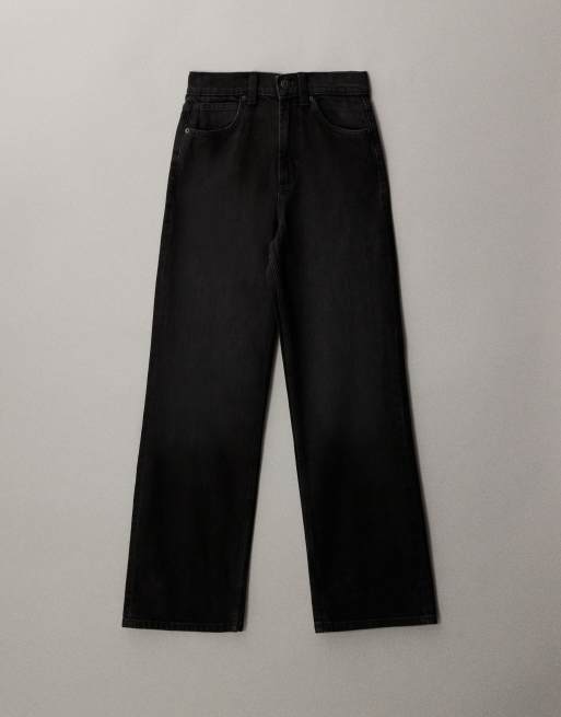 ASOS DESIGN comfort stretch straight leg jeans in black, 5 of 7