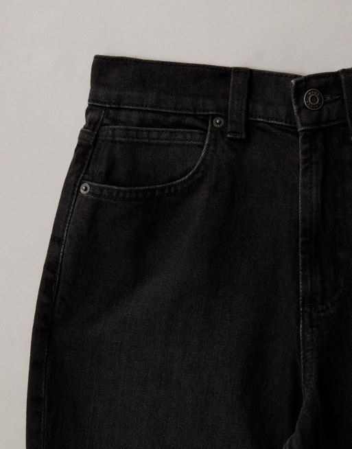 ASOS DESIGN comfort stretch straight leg jeans in black, 6 of 7