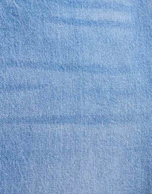 ASOS DESIGN - Comfortabele stretchjeans met rechte pijpen in middenblauw, 6 van 7
