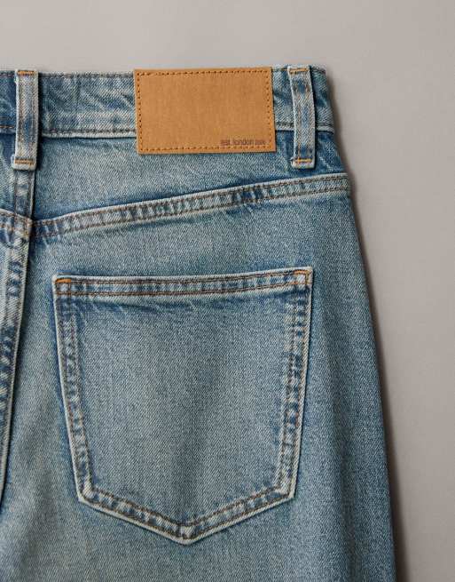 ASOS DESIGN - Comfortabele stretchjeans met rechte pijpen in vintage wassing, 7 van 7