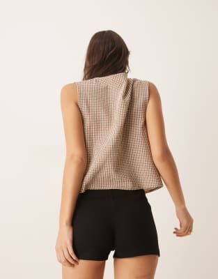 Asos Design Compact Ribbed Hotpants