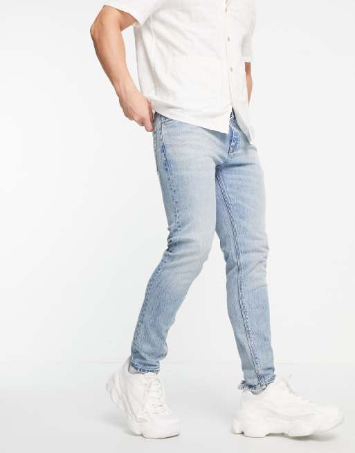 ASOS DESIGN - Cone Mill - American Classic - Jeans i vintage-inspireret mellemvask i skinny fit