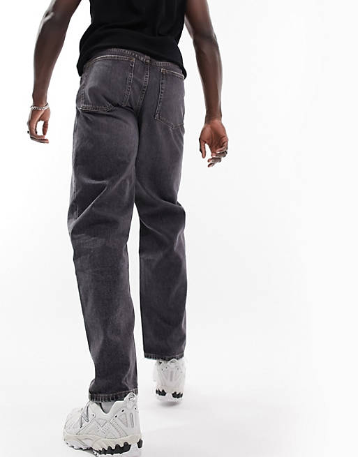 ASOS Herren Kleidung Hosen & Jeans Jeans Baggy & Boyfriend Jeans Cone Mill Denim baggy American classic jeans in tinted dark wash 