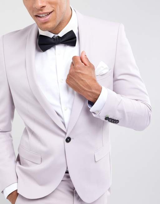 ASOS DESIGN - Confezione con cravatta e fazzoletto da taschino neri, 3 di 4
