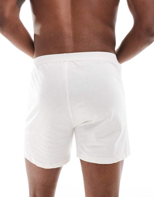 ASOS DESIGN - Confezione da 2 paia di boxer crema e verde chiaro, 2 di 4