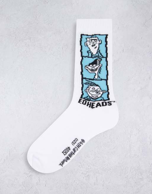 Confezione da 2 paia di calzini sportivi bianchi di Ed Edd e Eddy Asos Uomo Sport & Swimwear Abbigliamento sportivo Intimo sportivo 