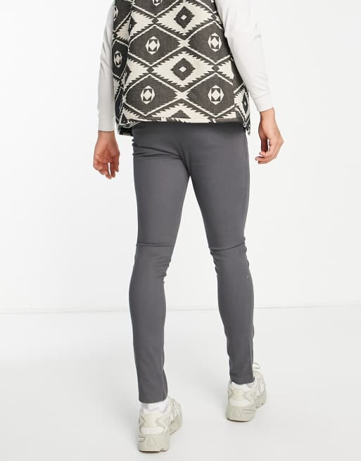 ASOS DESIGN - Confezione da 2 paia di chino skinny beige e antracite - Risparmia, 2 di 4