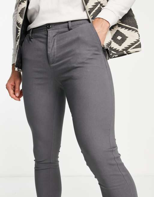ASOS DESIGN - Confezione da 2 paia di chino skinny beige e antracite - Risparmia, 4 di 4