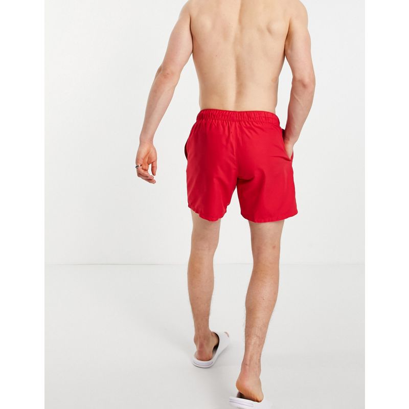 Uomo Costumi DESIGN - Confezione da 2 pantaloncini da bagno medi blu navy e rossi - Risparmia