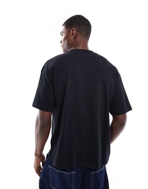 ASOS DESIGN - Confezione da 2 T-shirt oversize basic nere, 2 di 4