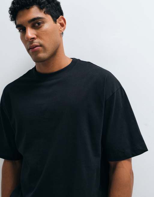 ASOS DESIGN - Confezione da 2 T-shirt oversize basic nere, 3 di 5