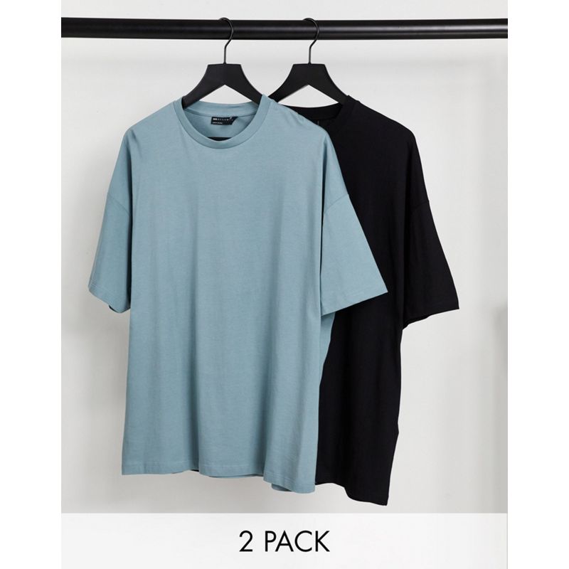Confezioni multipack Uomo DESIGN - Confezione da 2 t-shirt oversize in tessuto organico multicolore