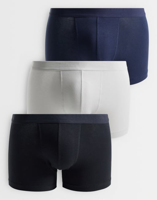 ASOS DESIGN - Confezione da 3 boxer multicolore