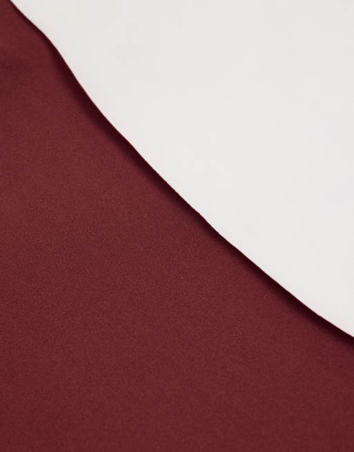 ASOS DESIGN confezione da 3 brasiliane micro senza VPL bordeaux, 3 di 3