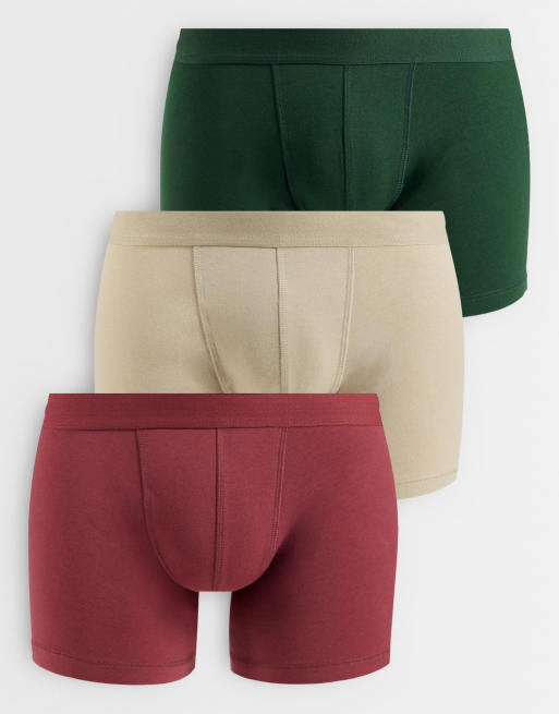 ASOS DESIGN - Confezione da 3 paia di boxer aderenti multicolore, 1 di 3