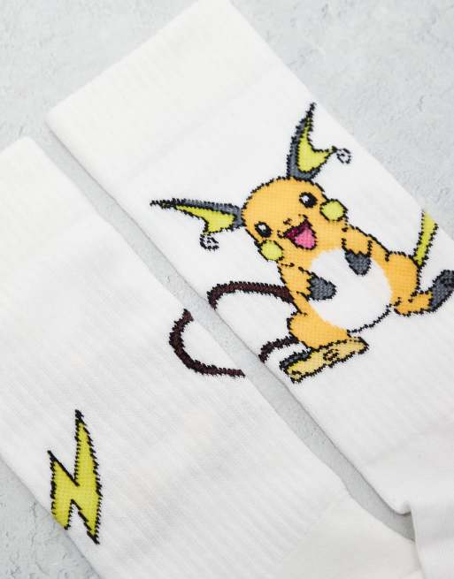 ASOS DESIGN - Confezione da 3 paia di calzini con personaggi Pokémon, 2 di 3