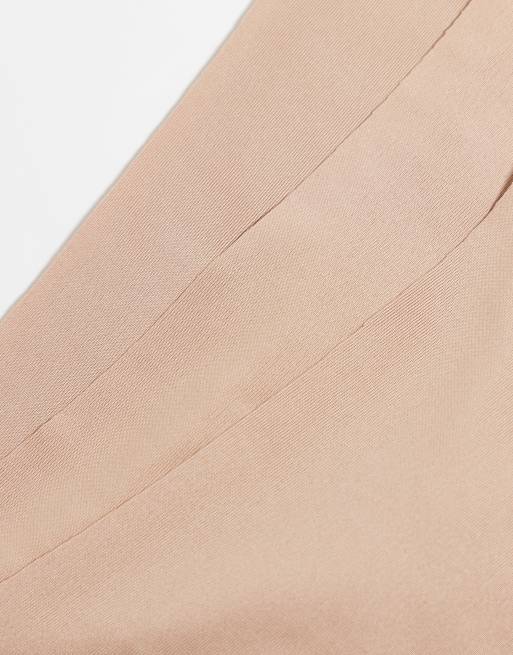 ASOS DESIGN - Confezione da 3 perizomi invisibili in pizzo beige, 4 di 4