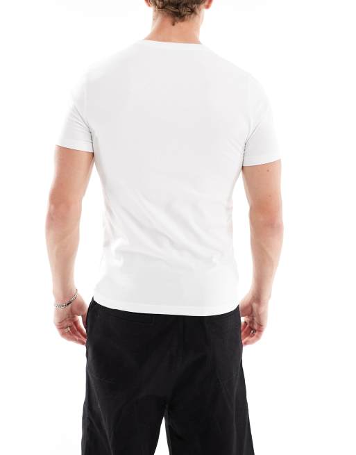 ASOS DESIGN - Confezione da 3 T-shirt basic attillate in colorazioni multiple , 3 di 4