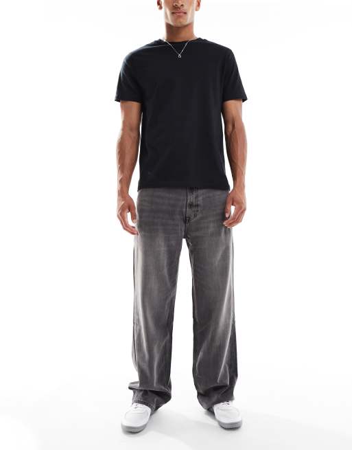 ASOS DESIGN - Confezione da 3 t-shirt basic nere regular fit, 3 di 5