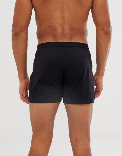 ASOS DESIGN - Confezione da 5 cinque paia di boxer in jersey neri, 2 di 4