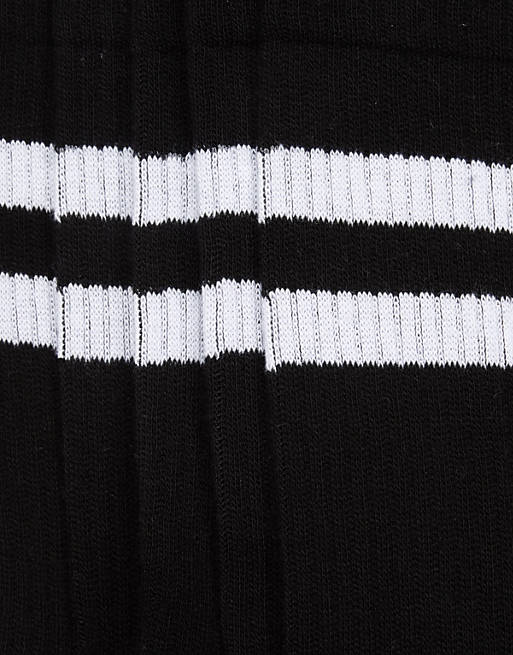 Asos Uomo Sport & Swimwear Abbigliamento sportivo Intimo sportivo Confezione da 5 paia di calzini sportivi neri con logo colorato 