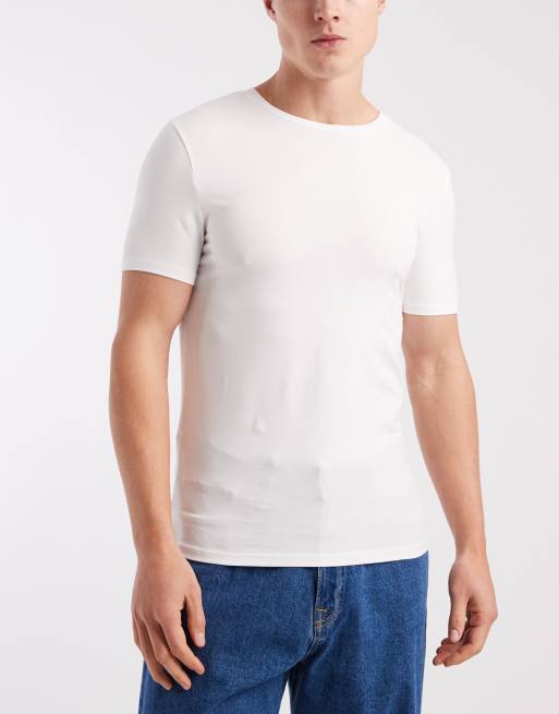 ASOS DESIGN - Confezione da 5 T-shirt basic attillate multicolore, 2 di 5