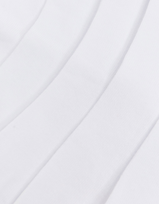 ASOS DESIGN - Confezione multipack da 5 paia di calzini alla caviglia bianchi, 3 di 4