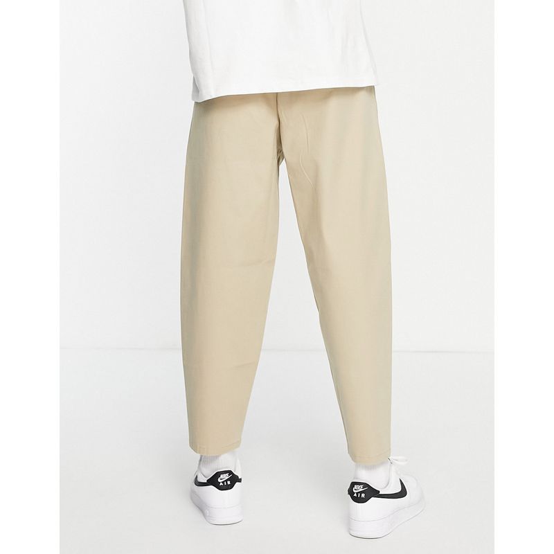Pantaloni e chino UMwfg DESIGN - Confezione risparmio da 2 chino oversize affusolati pietra e grigi