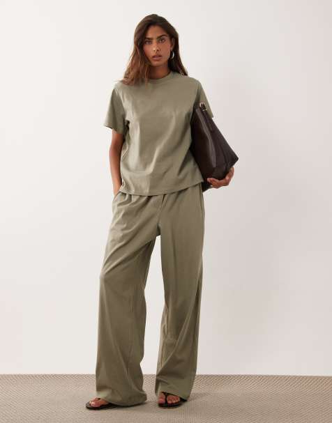 ASOS DESIGN - Conjunto color piedra de algodón - view 1