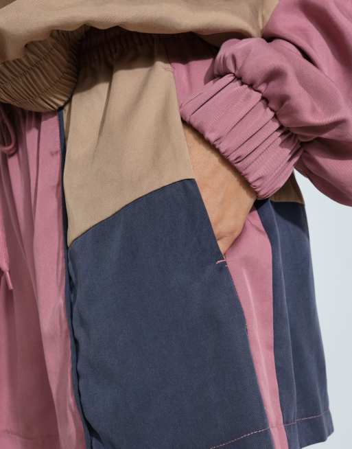 ASOS DESIGN conjunto corto color block de los 80 en multicolor, 3 de 7