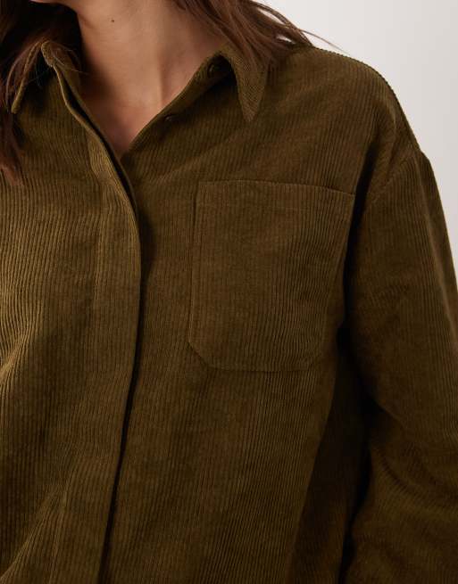 ASOS DESIGN - conjunto de camisa en pana, 4 de 5