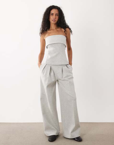 ASOS DESIGN - conjunto de jogger de estilo sastre en gris - view 1