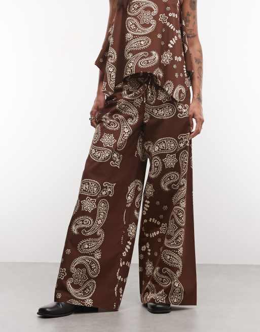 ASOS DESIGN - conjunto de pantalón de pernera ancha con cordón ajustable, 2 de 5
