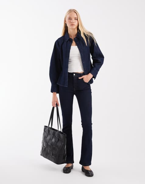 ASOS DESIGN - Conjunto vaquero de camisa con cintura ceñida - view 1