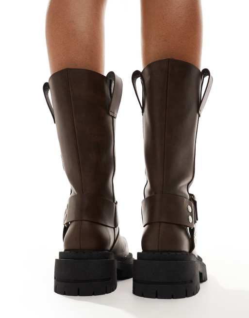 Asos womens cheap biker boots